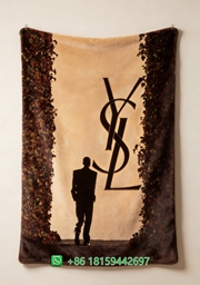 Yves Saint Laurent Throw Blankets